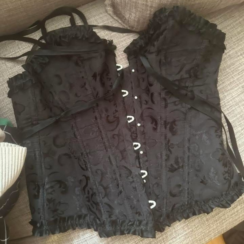 Elegant Black Lace Bodysuit